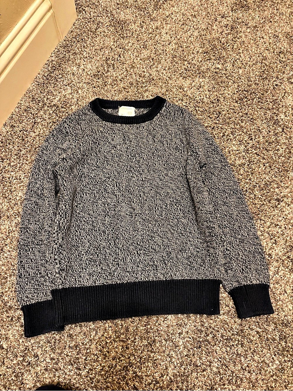 crewcuts Boys Size 6/7 Blue Cotton Sweater Like New